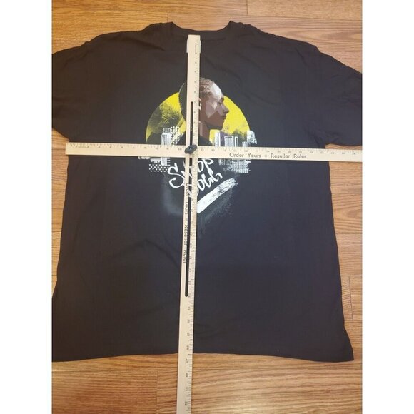 Cross Colours Snoop Dogg Shirt Men's Size XL Black Graphic Print Short Sleeves - Picture 5 of 9